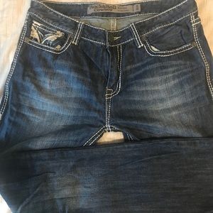 Men’s slim boot cut jeans